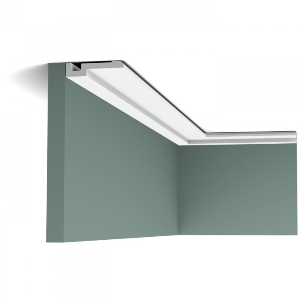 PX198 Карниз-молдинг для подсветки Orac Decor из дюрополимера - Плинтус потолочный
